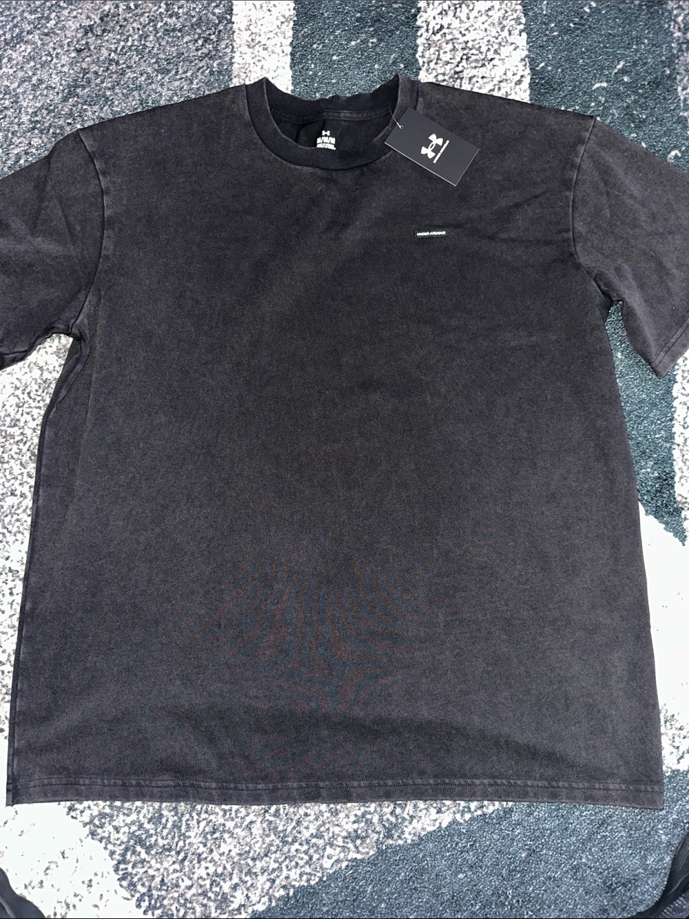 Men's Black Under Armor Crewneck Short-Sleeve Shirt